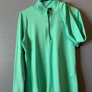 Nike Dri-fit teal sweater